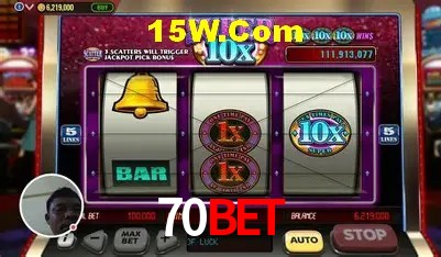 Sinta a adrenalina dos jogos de cassino com 70Bet